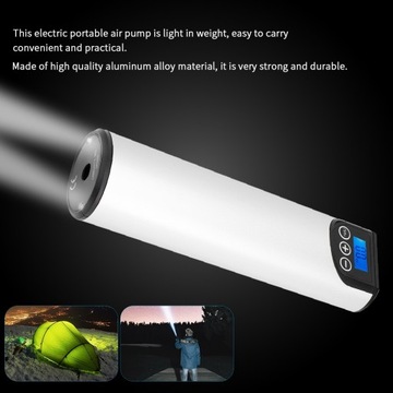 Elektryczna przenośna samochodowa pompka rowerowa