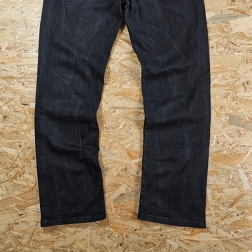 Spodnie Jeansowe LEVIS 514 Proste Męskie Jeans Dżins Denim Czarne 36x32