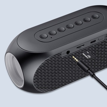 Беспроводная колонка С ЗЕРКАЛОМ Bluetooth 5.0 БУДИЛЬНИК РАДИО RGB Часы-будильник