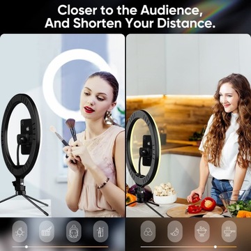 Светодиодная кольцевая лампа RING 12.8 Selfie Makeup