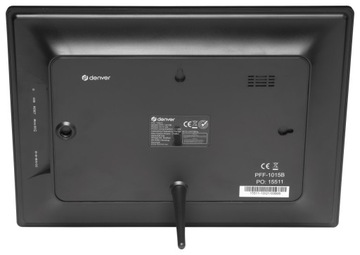 Цифровая фоторамка FRAMEO Wi-Fi Denver PFF-1015B с функцией ЧАСЫ и ПОГОДА