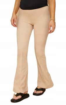4cf56 PRETTYLITTLETHING MATERNITY SPODNIE DZWONY M