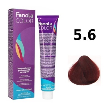 FANOLA CREMA COLORE 100ml farba do włosów nr 5.6