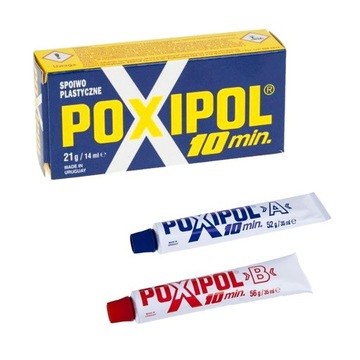 KLEJ POXIPOL 21g METALICZNY STALOWY