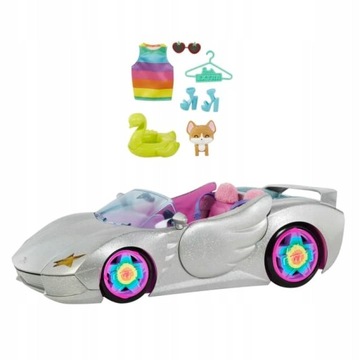 Barbie Extra Celebrity Cabriolet + аксессуары HDJ47