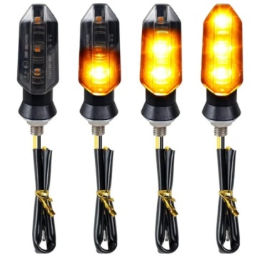 8 мм мотоцикл поворотные сигналы светодиодные янтарный мигающий свет мигающий свет 12 В