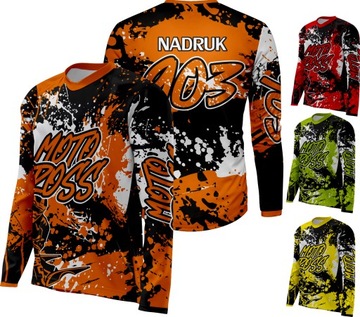 BLUZA MOTOCROSS ENDURO QUAD MTB NADRUK GRATIS