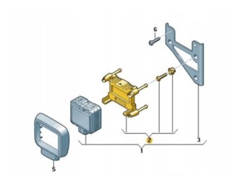 КРОНШТЕЙН КРЕПЛЕНИЯ РАДАРА VW VOLKSWAGEN AUDI SEAT SKODA SUZUKI ALFA