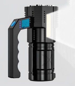 АККУМУЛЯТОРНЫЙ СВЕТОДИОДНЫЙ ФОНАРЬ ТАКТИЧЕСКИЙ ПОИСК МНОГОФУНКЦИОНАЛЬНАЯ ЗАРЯДКА USB