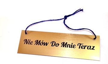Tabliczka DOWOLNA TREŚĆ GRAWEROWANA PREZENT