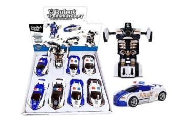 Авто Робот Policja Творча Гра Функція Трансформації FunnyToysForBoys