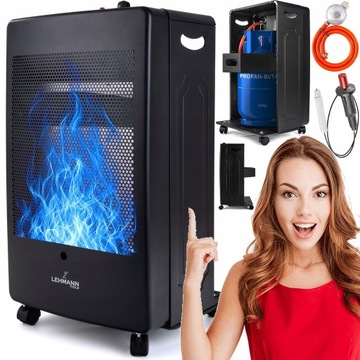 ГАЗОВЫЙ БАЛЛОН ПЛИТА ОБОГРЕВАТЕЛЬ ГОЛУБАЯ ПЕЧЬ БЕЗ ЗАПАХА СИНИЙ ПЛАМЯ