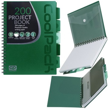 COOLPACK WHEELBOOK PP A4 ЗЕЛЕНЫЙ, сетка 100 тыс.