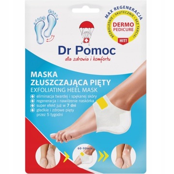 DR POMOC MASKA ZŁUSZCZAJĄCA PIĘTY MAX REGENERACJA