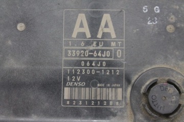 JEDNOTKA MOTORU 33920-64J0 GRAND VITARA II 1.6