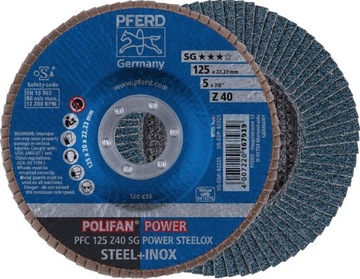 Ściernica listkowa/lamelkowaZ 60SGP POWER 115mm K60 Pferd