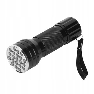 MOCNA LATARKA LED ZOOM + UV DO BURSZTYNÓW