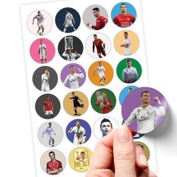 NAJLEPSZE NAJKEJKI DLA DZIECI CRISTIANO RONALDO CR7 ZESTAW 24 SZT JAKOŚĆ