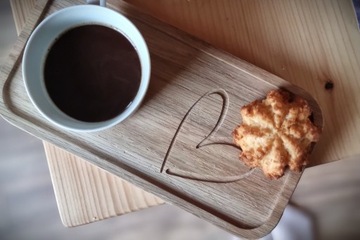 Набор деревянных аксессуаров, рождественский подарок, рождественский поднос.