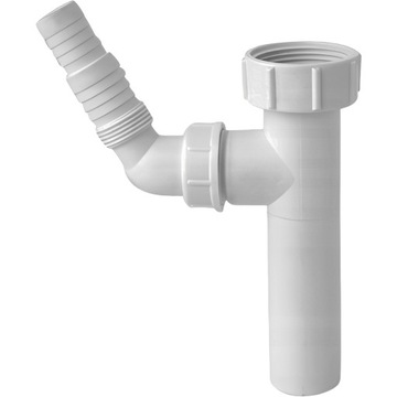 PRZEDŁUŻKA DO SYFONU UMYWAKOWEGO Z PRZYŁĄCZEM DO PRALKI ZMYWARKI 1 1/4