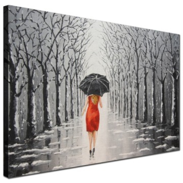 Nowoczesny obraz Postać Kobiety salon płótno canvas 120x80
