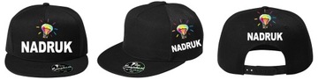 CZAPKA Full Cap SNAPBACK Z WŁASNYM NADRUKIEM 5P 25