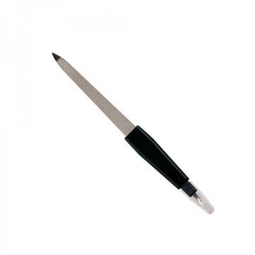 Pilnik szafirowy metalowy z radełkiem 8 cm