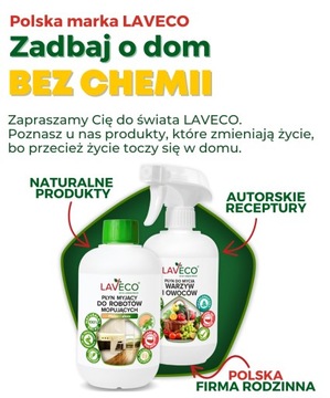 LAVECO PŁYN DO MAT I ZABAWEK CYTRYNA I MIĘTA 500ml