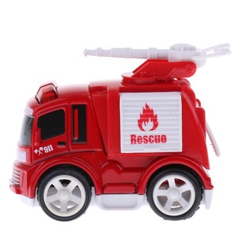 1:64 Модель автомобиля из литого под давлением пожарного автомобиля из пластикового сплава