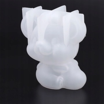 Silikonowe Foremki Świeczki Babeczka Zwierzątka 2