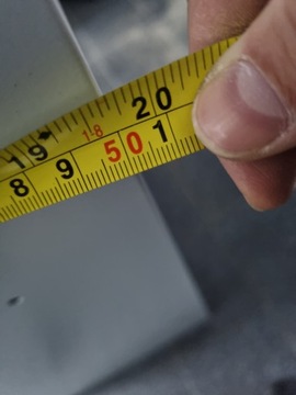 Szafka Ubraniowa BHP dwudrzwiowa, z przegrodą, 180x80x50, jak nowe