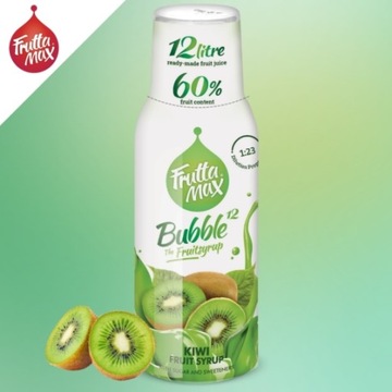 FruttaMax SYROP KONCENTRAT DO NAPOI GAZOWANYCH SMAK KIWI NA 12l