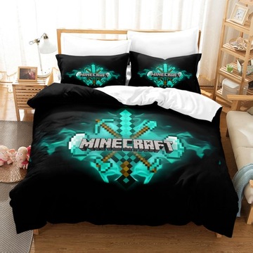 MINECRAFT ROBLOX POŚCIEL 3-CZĘŚCIOWY ZESTAW