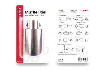 ВЫХЛОПНЫЙ НАКОНЕЧНИК, ГЛУШИТЕЛЬ, КРЫШКА ИЗ НЕРЖАВЕЮЩЕЙ СТАЛИ INOX