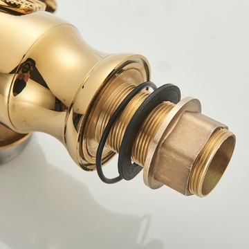 Стоячий высокий смеситель для умывальника для ванной комнаты, столешница, золото, лебедь, ЛАТУНЬ