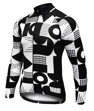 BLUZA KOLARSKA - OCIEPLANA B&W -VIKASPORT -S