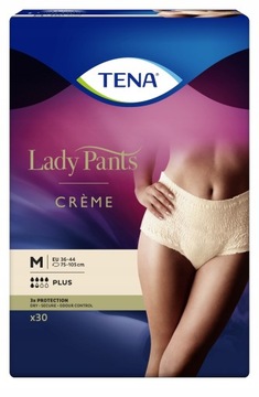 Majtki TENA Lady Pants Plus creme cieliste M 30szt