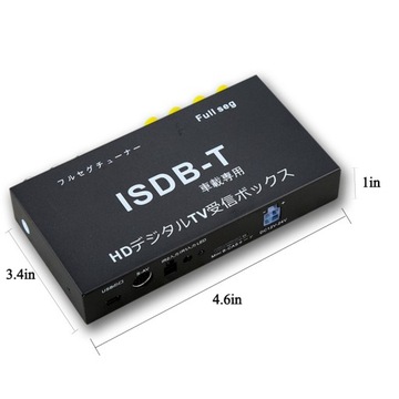 Портативный, быстрый автомобильный цифровой ТВ-приемник ISDB-T MJ HD