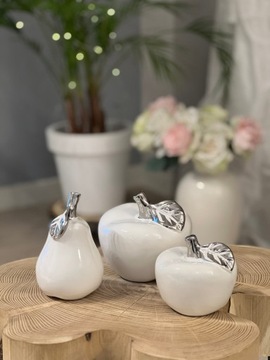 OZDOBY WIELKANOCNE 3 SZTUKI FIGURKI Z CERAMIKI KOMPLET