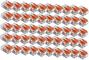 WAGO 221-412 SZYBKOZŁĄCZKA 2x0,14-4 ZŁĄCZKA x50