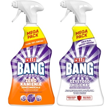 Cillit Bang Power Płyn Zero Kamienia Czystość i Higiena Zestaw 1800ml