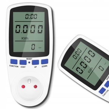 ВАТТМЕТР, ЖК-ИЗМЕРИТЕЛЬ ПОТРЕБЛЕНИЯ ЭНЕРГИИ