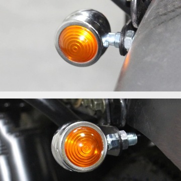 CHOPPER BOBBER CUSTOM ХРОМИРОВАННЫЕ ПОВОРОТНИКИ 3,7 см