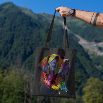 TORBA PIES CHOCOLATE PERSONALIZACJA PREZENT IMIE