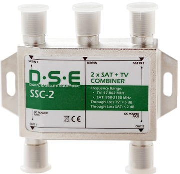 Sumator TV-SAT SSC-2 Twin+ DVB-T 2TV DSE