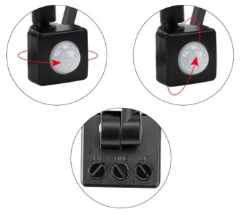 НАРУЖНЫЕ ПЕРЕДНИЕ ФОНАРИ С ДАТЧИКОМ ДВИЖЕНИЯ 20ВТ