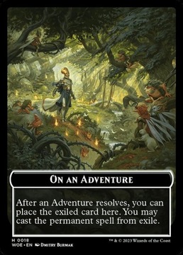 MtG: On an Adventure Token (xWOE)