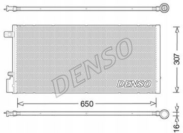 CHLADIČ KLIMATIZACE OPEL CHEVROLET MOKKA (12-), TRAX (12-) DENSO