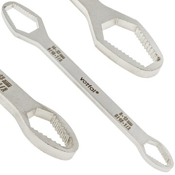 UNIWERSALNY KLUCZ PŁASKI OCZKOWY DWUGŁOWICOWY CALOWY 8-22MM TORX