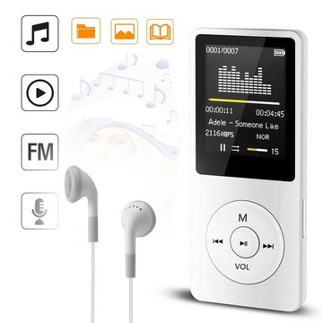 MP4 MP3-ПЛЕЕР 16 ГБ BLUETOOTH 5.0 HIFI РАДИО + НАУШНИКИ